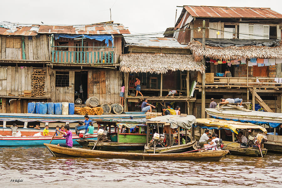 Shanty Town Count Em Photograph By Allen Sheffield Pixels