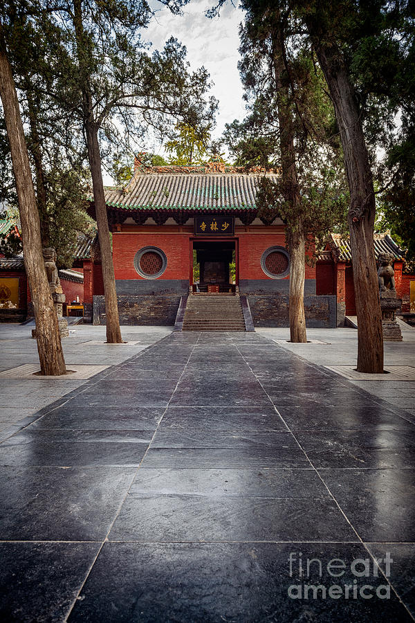 Architecture Photograph - Shaolin Temple in DengFeng China by Maxim Images Exquisite Prints