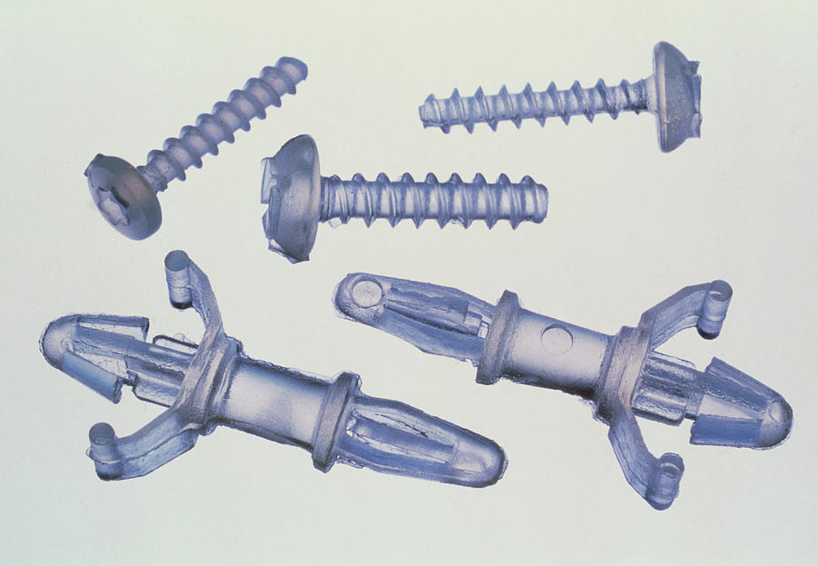 Shape Memory Polymer Screws Photograph by Jerry Mason/science Photo Library