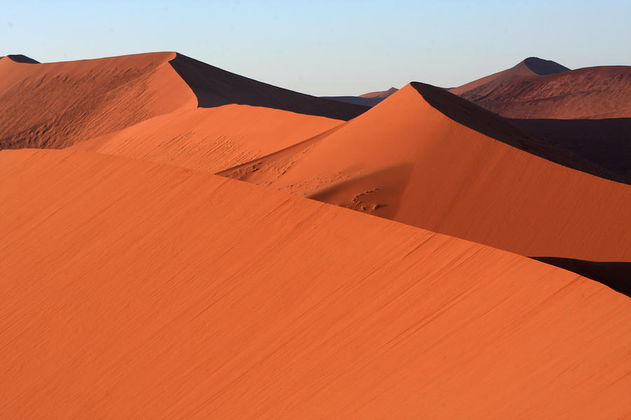 Shapes In The Desert - Namibia Sand Dune Photograph by Aidan Moran