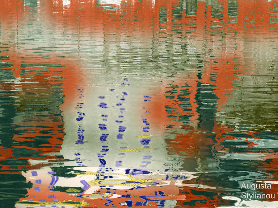 Shapes in the Water Digital Art by Augusta Stylianou
