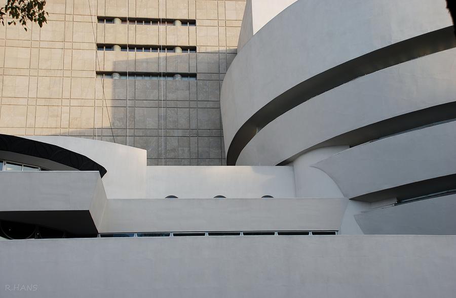 Shapes Of The Guggenheim Photograph by Rob Hans