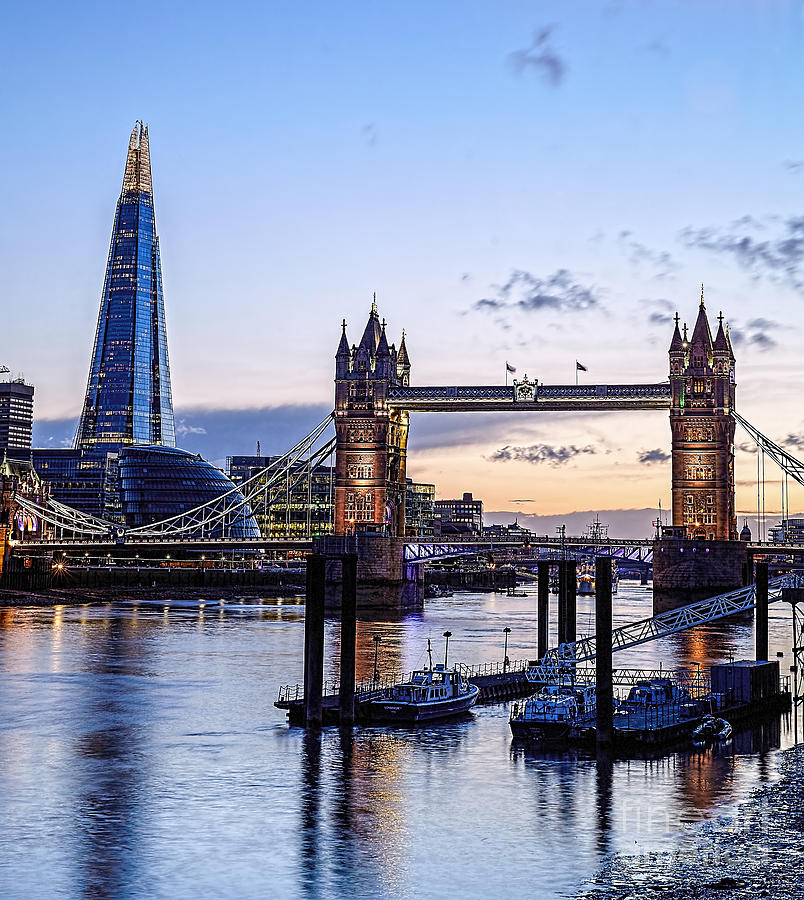 Shard and Tower Bridge London Photograph by Philip Pound - Fine Art America