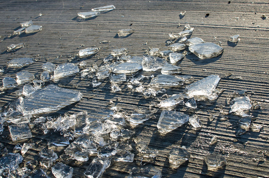 Shards Of Smashed Ice Photograph by Andreas Berthold