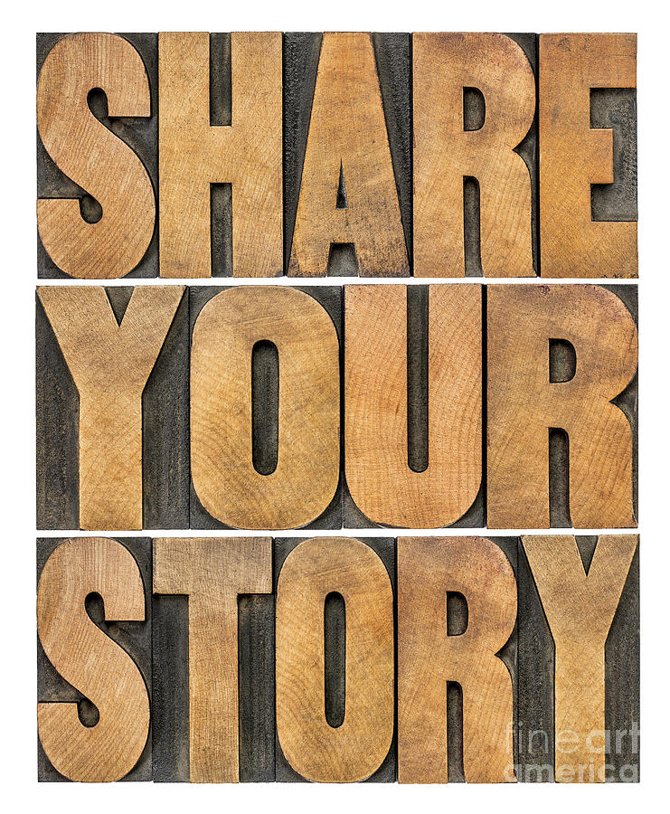 Share Your Story Photograph by Marek Uliasz
