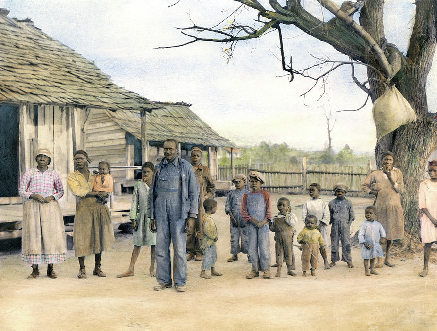Sharecroppers, 1937 Photograph by Granger