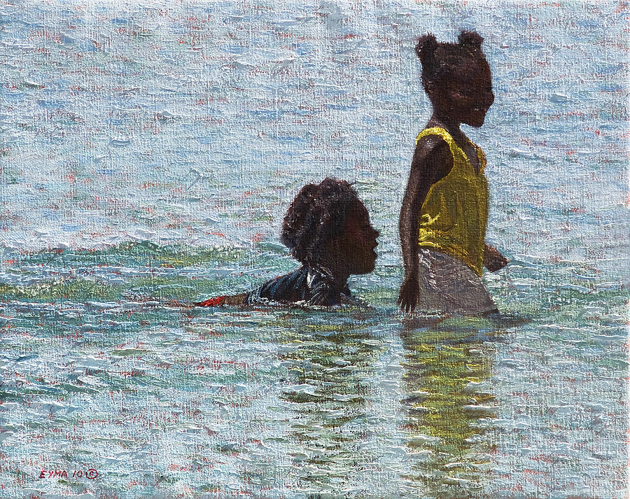 Wading Painting by Ritchie Eyma