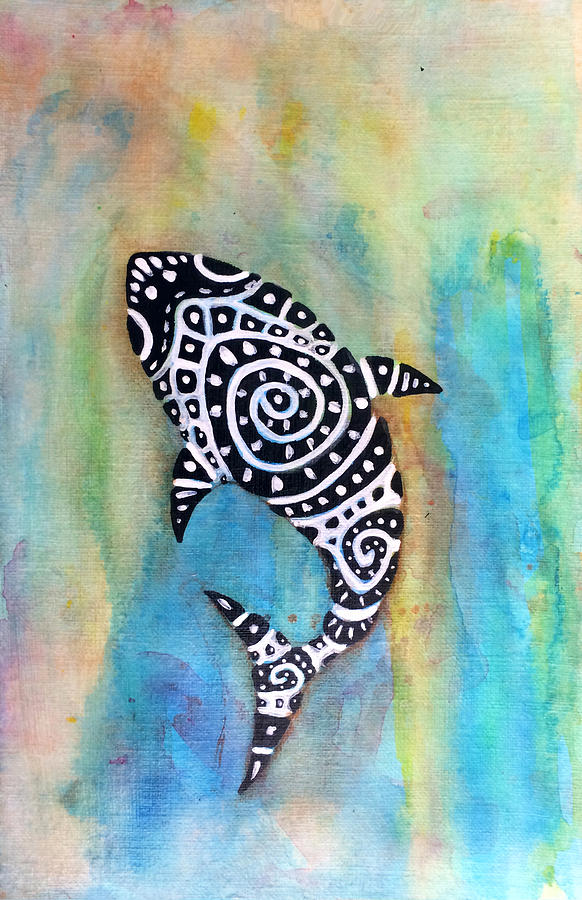 Sharks Painting - Shark by Jill English