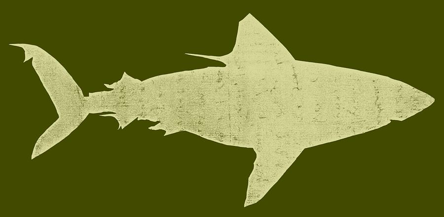 Shark Digital Art by Michelle Calkins