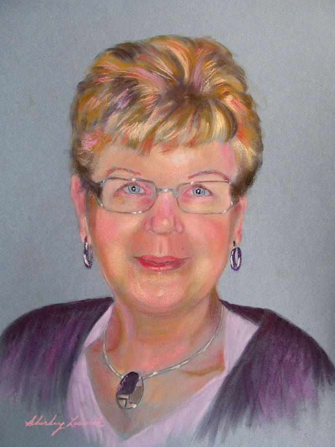 Portrait Painting - Sharon by Shirley Leswick