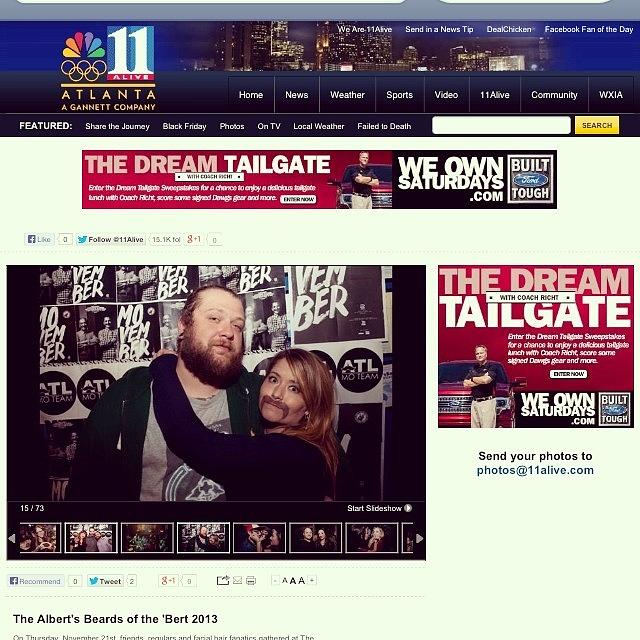 Shaun And I Made 11alive Website! Save Photograph by Jennifer Rybert