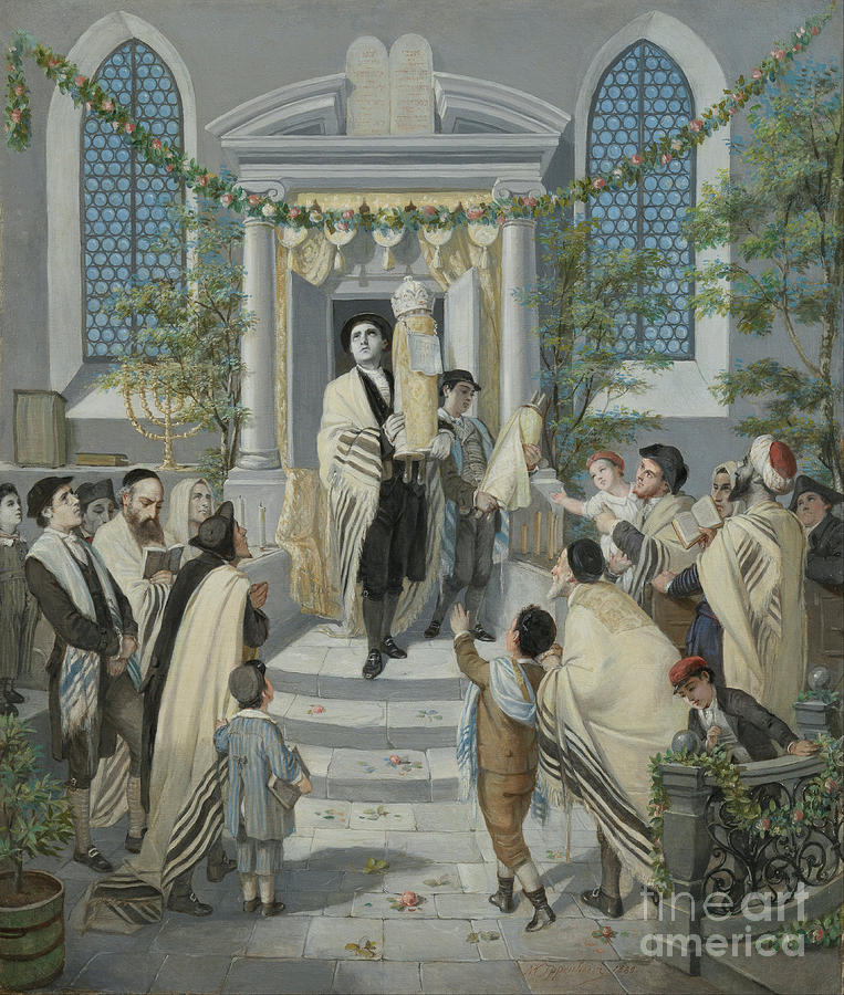 Shavuot - Pentecost Painting by Celestial Images