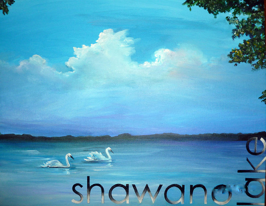 Bird Painting - Shawano Lake by Jean Habeck
