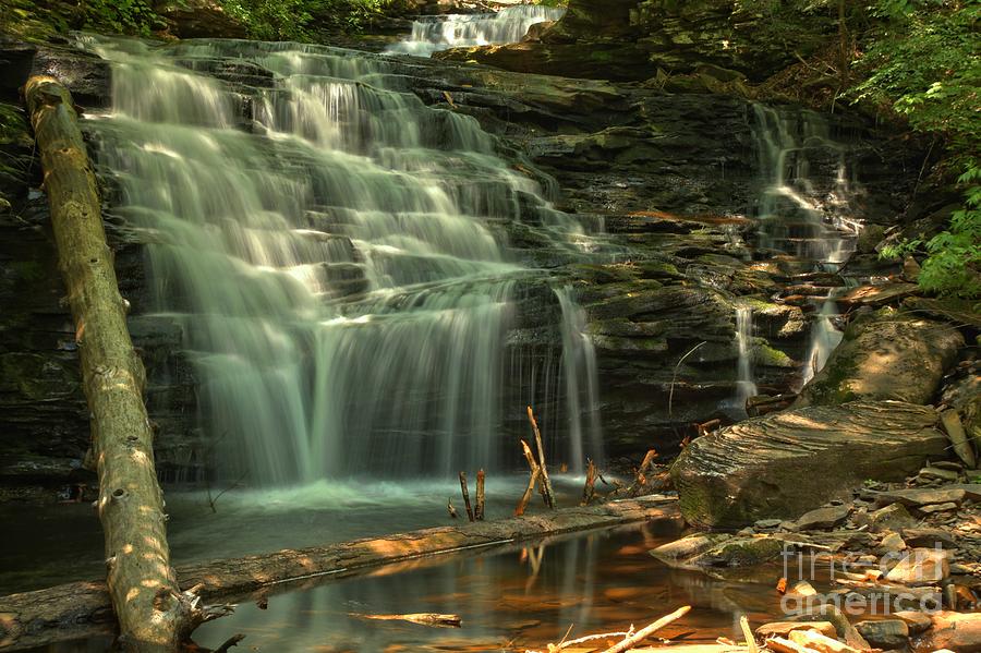 Shawnee Falls In The Spring Photograph by Adam Jewell