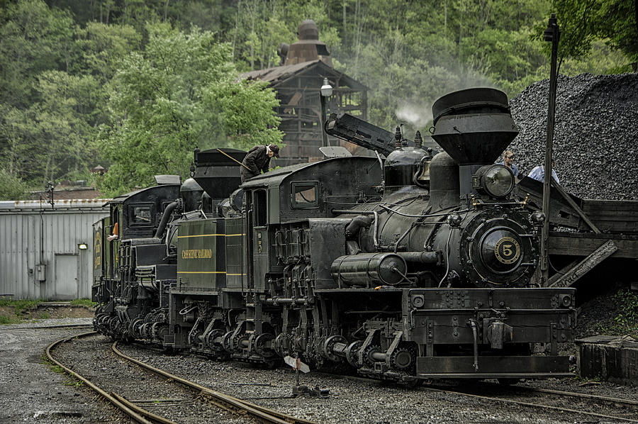 Shay 4 And 5 At Cass Rr State Park Wv Photograph By Mark Serfass - Fine 