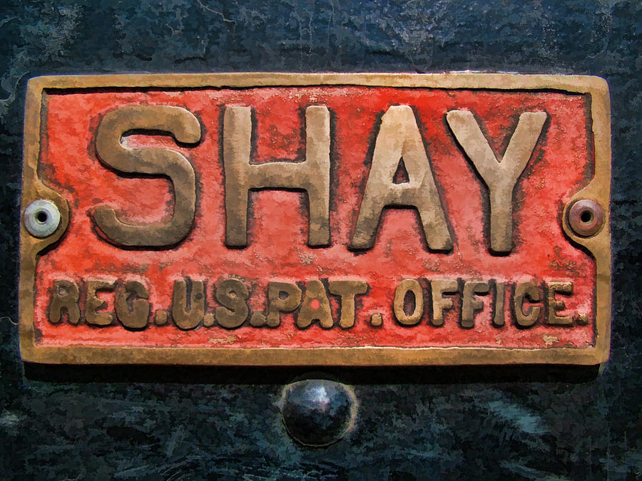 Shay Builders Plate Photograph