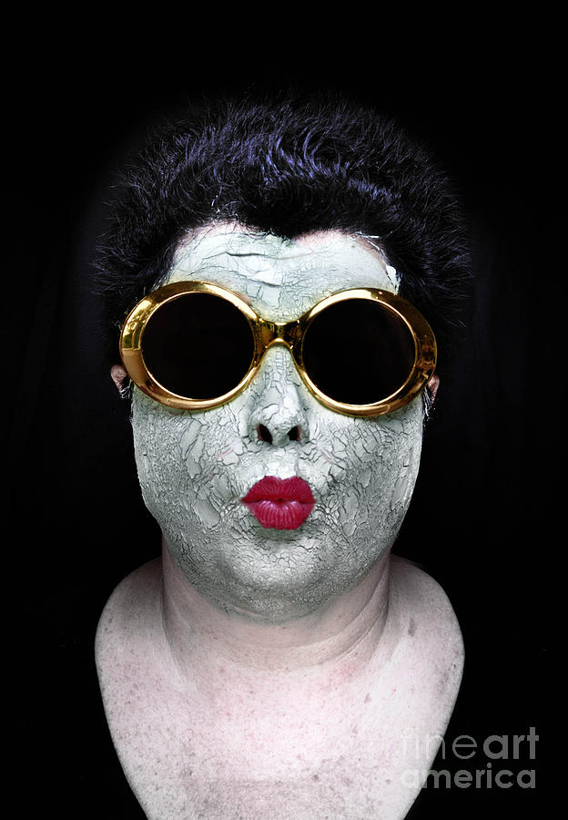 Portrait Photograph - She couldnt achieve her glam looks without a battery of beauty  by Amy Cicconi