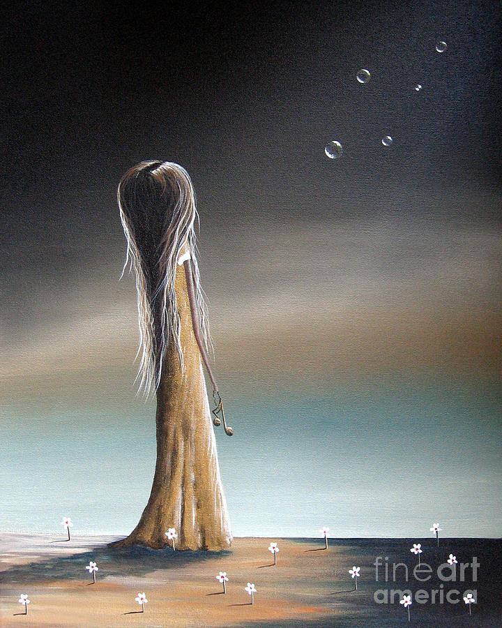 She Cried A Miracle For You Today by Shawna Erback Painting by Moonlight Art Parlour