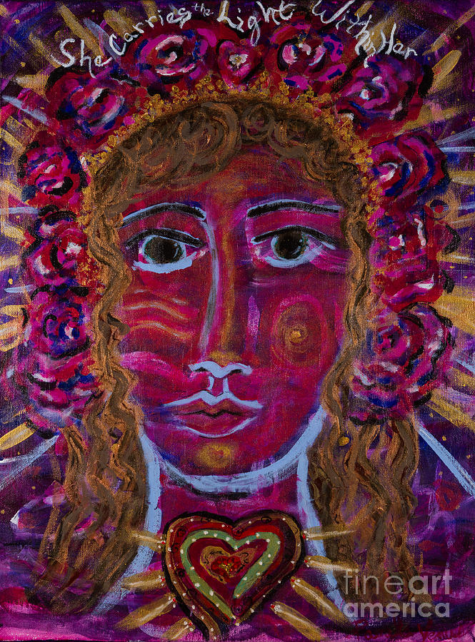 Awaken Painting - She is Risen by Pamela Venus