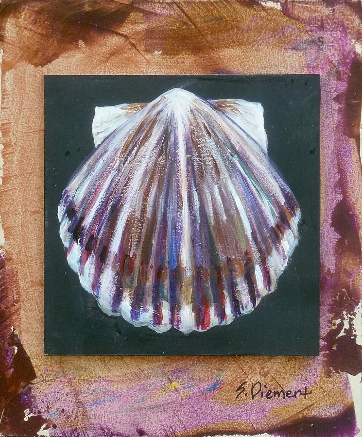 Shell Painting - She Sells Sea Shells II by Sheila Diemert