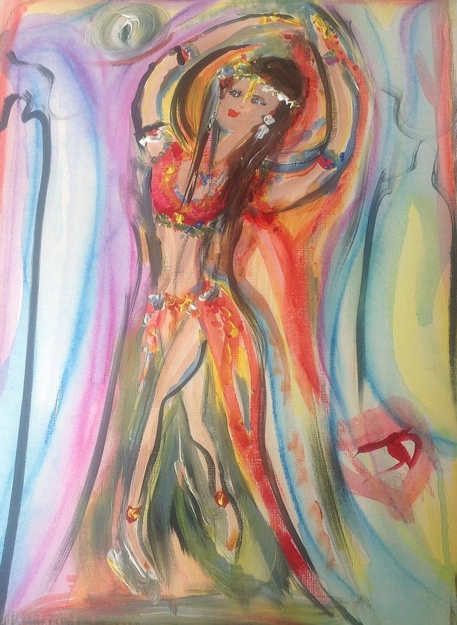 She was a dancer Painting by Judith Desrosiers