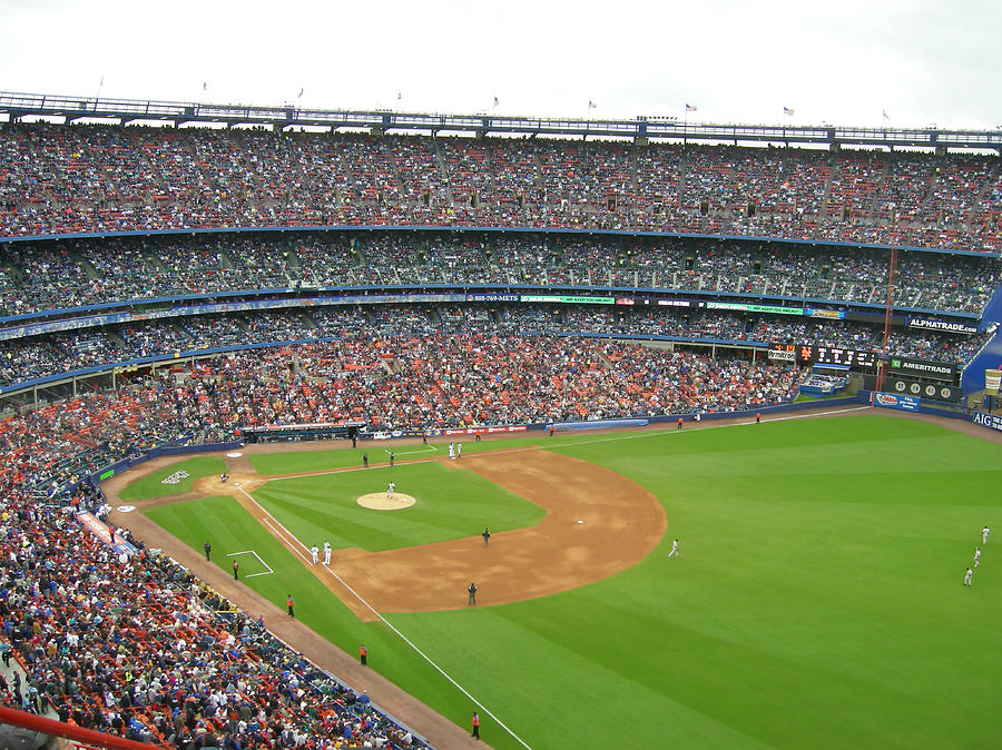 New York Mets Photograph - Shea Stadium by Georgia Clare