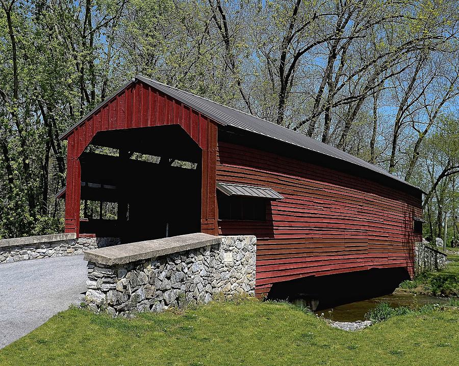 Shearers Covered Bridge  Photograph by Dave Sandt