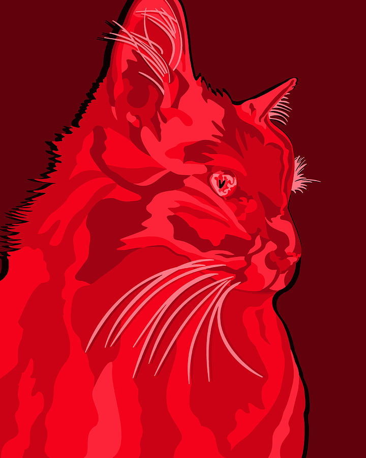Sheba Red Sheba Red Digital Art by John Berndt | Fine Art America