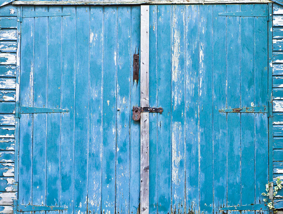 Vintage Photograph - Shed door by Tom Gowanlock