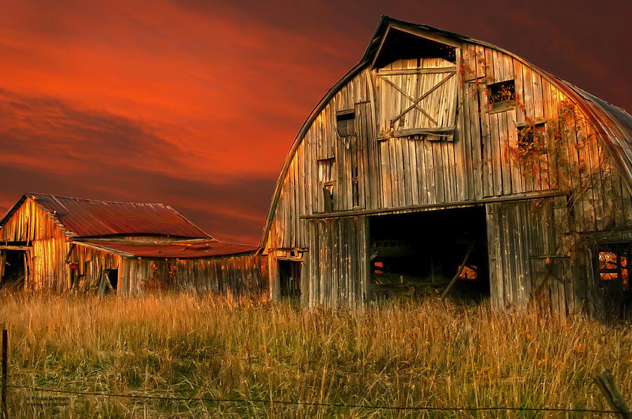 SHED Some Light On the BARN Photograph by Randall Branham