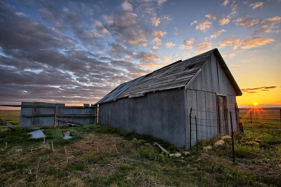 Barn Photograph - Shedded Rising by Thomas Zimmerman