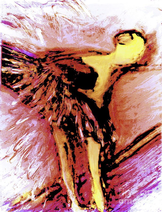 Shedding her Wings Painting by FeatherStone Studio Julie A Miller