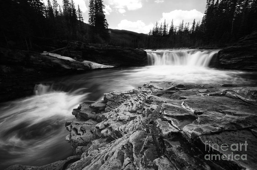 Sheep River Falls 1 Photograph by Bob Christopher