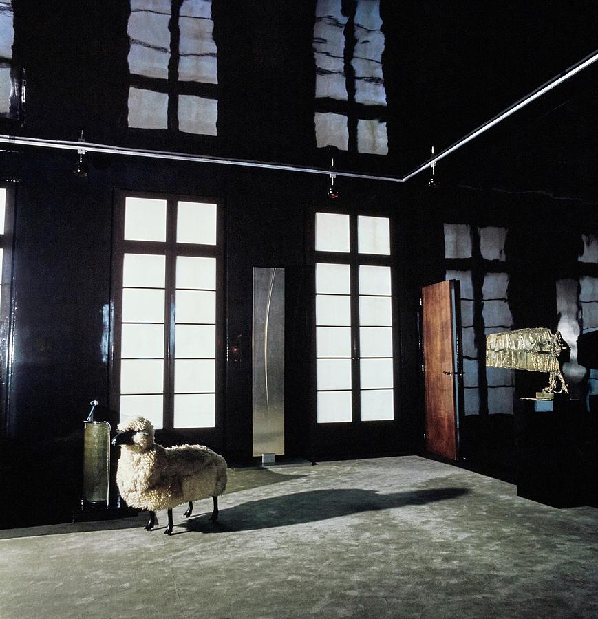 Sheep Sculpture By Francois-xavier Lalanne Photograph by Horst P. Horst