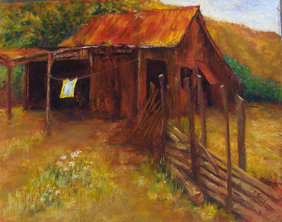 Barn Painting - Sheep Shed by Sharon Frey