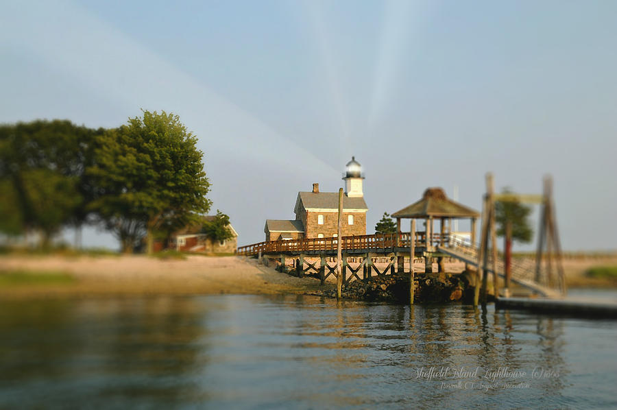 Lighthouse Photograph - Sheffield Island Lighthouse by Diana Angstadt