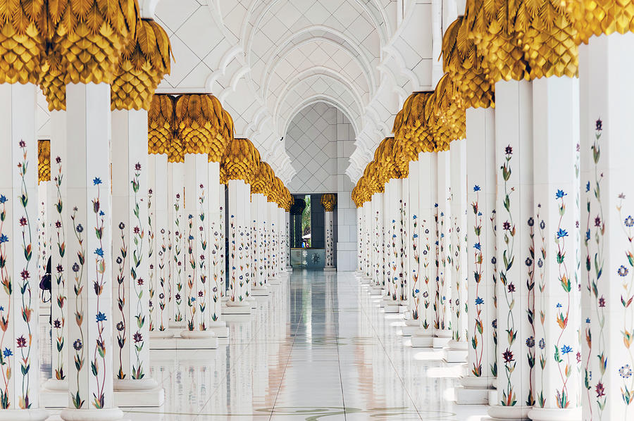 Sheikh Zayed Grand Mosque, Abu Dhabi Photograph by John Harper Sheikh Zayed Grand Mosque, Abu Dhabi Photograph by John Harper