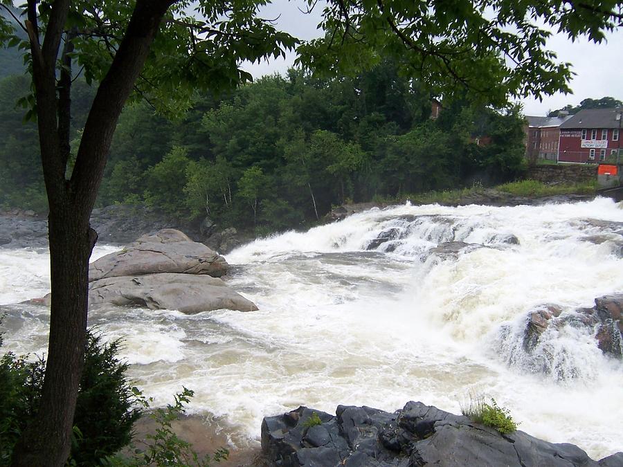 Waterfall Photograph - Shelburne Falls by Catherine Gagne