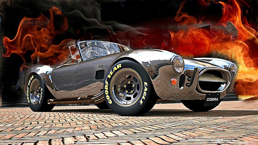Shelby Cobra Photograph - Shelby Cobra 427 Flamin by Kevin Moore