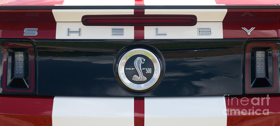 Shelby Cobra Emblem Photograph by Mark Dodd