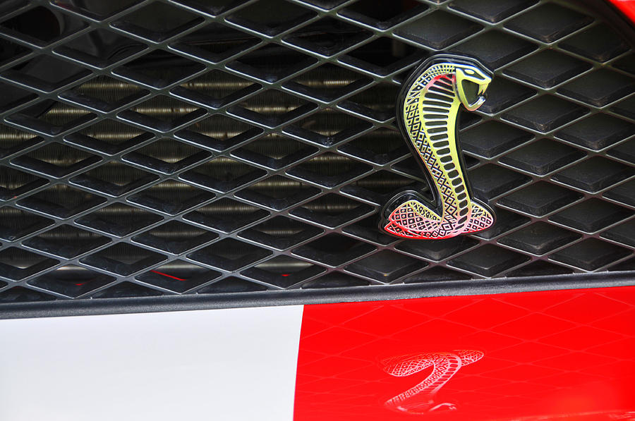 Shelby Cobra Emblem Photograph by Mike Martin