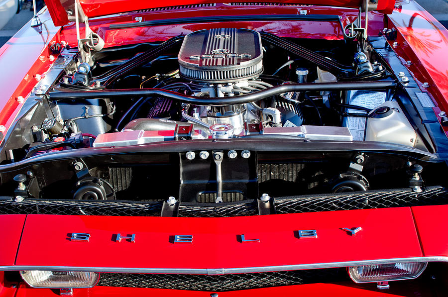 Shelby Cobra Engine Photograph by Jill Reger