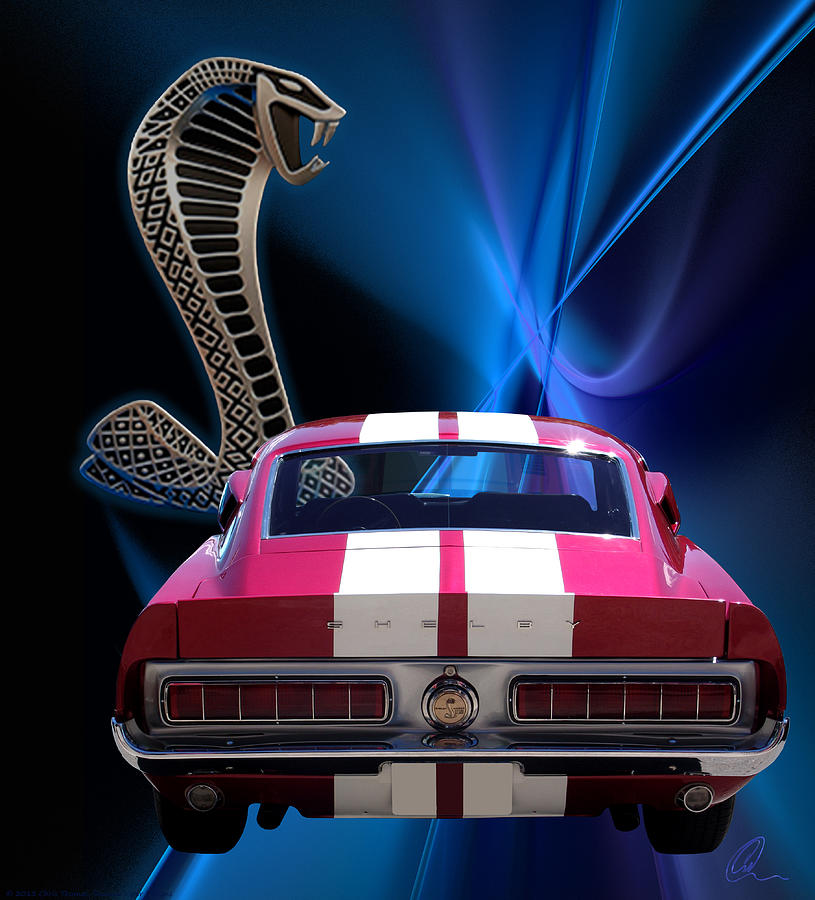 Shelby Cobra GT-500 Digital Art by Chris Thomas