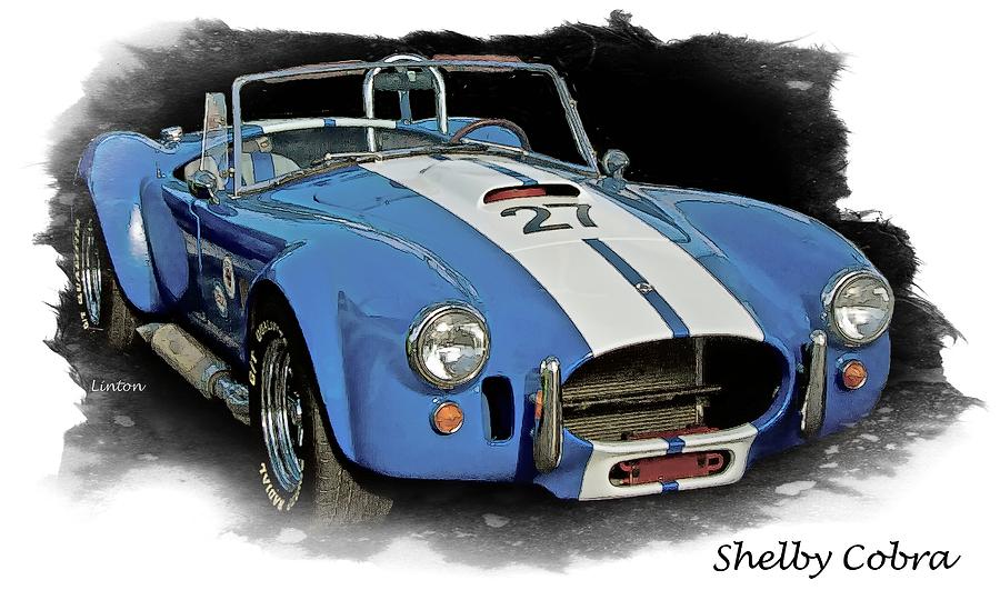 Shelby Cobra Digital Art by Larry Linton