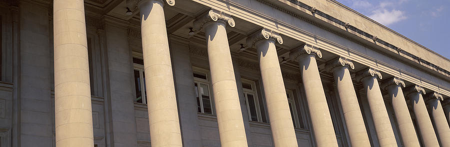 Shelby County Courthouse Columns Photograph by Panoramic Images - Fine ...