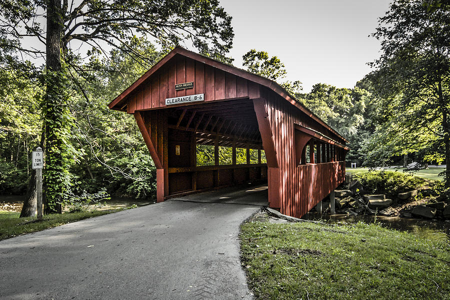 Shelby Covered Bridge Photograph by Chris Smith