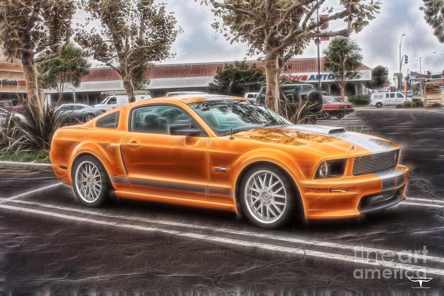 Car Photograph - Shelby Mustang by Tommy Anderson