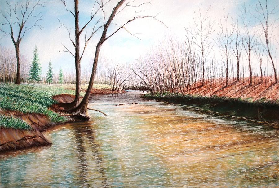 Shelby Stream Pastel by Stacy C Bottoms