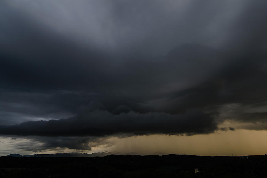 Shelf Cloud Moves Into Asheville North Carolina Photograph