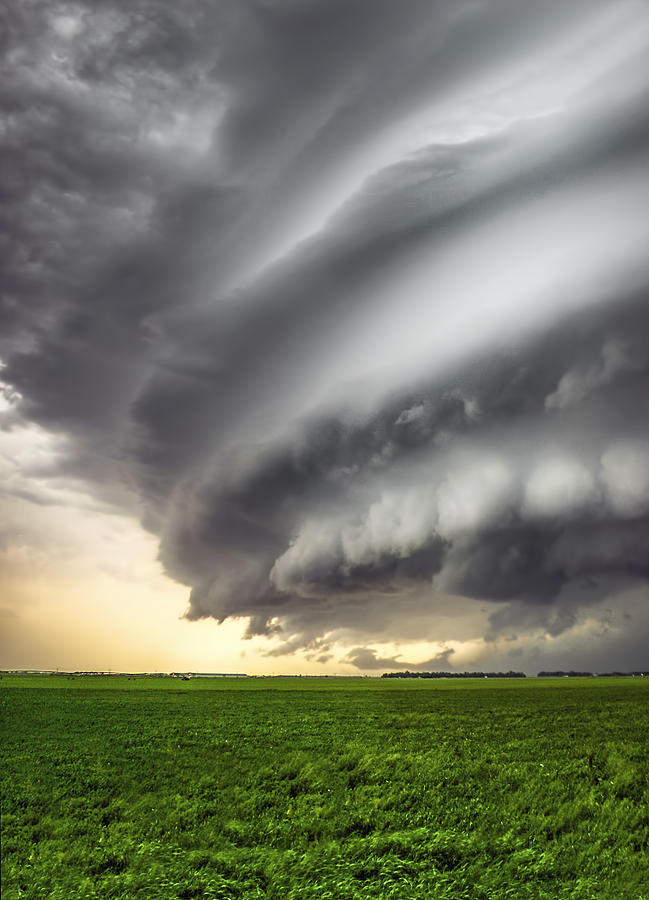 Shelf Cloud - Thunderstorm Photograph by Douglas Berry
